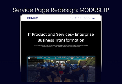 Consulting Website: Service Page Redesign consulting ui consulting ui ux consulting website consulting website design consulting website ui consulting website ux service page design service page ui ux