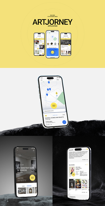 The Application for quick gallery search app design application art design gallery interface love art mobile small interface small screen ui uiux design user design ux