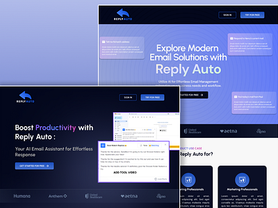 Reply Auto Website: AI Email Automation ai automation tool ai design ai email ai email automate ai email automation ui ux email automate email automation tool email automation tool design email automation ui ux email automation ux