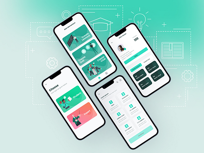 Edtech Mobile App | Android and iOS adobexd android app app design branding edtech education figma graphic design ios mobile app mobile app development react native ui uiux