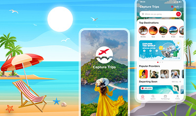 Travel Mobile App app design mobile travel ui