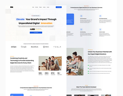 Digital Agency Landing Page