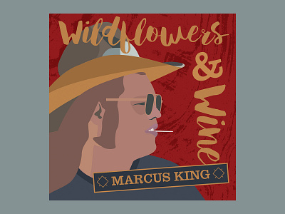 Rock Re-Imagined: Marcus King album cover design graphic design hamburg solutions illustration music rock reimagined vector