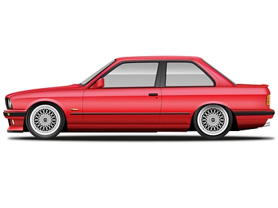 Dream Spec E30 adobe illustrator bmw design durban graphicdesign illustration south africa ui vector illustration