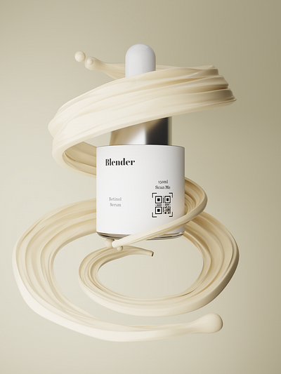 3d Cosmetics Product 3d 3d art 3d modelling blender branding