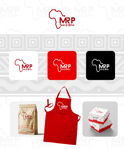 Logo Design For Mr P Taste Of Africa branding graphic design logo motion graphics