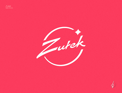 Zutek Digital Service branding design graphic design logo logotype typography vector