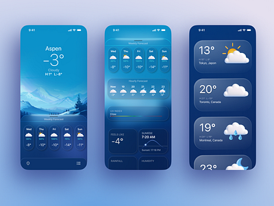 Weather App Uı user ınterface design