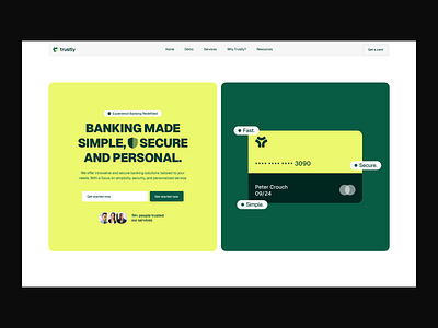 Banking website design banking branding clean design graphic design illustration logo ui uiux uiuxdesign ux webdesign website