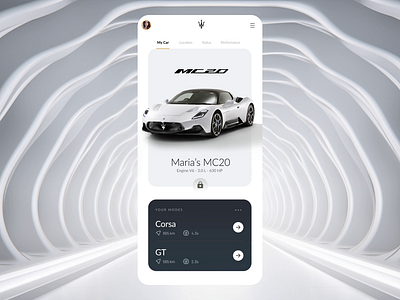 Car Apps app automotive car cluster dashboard design hmi instruments interactive interface ios mobile ui