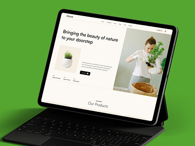 Grove - Florist Website Template agriculture builtwithtemplate business florist florist hero florist landing florist landingpage florist website madeinwebflow madewithwebflow retail shop webflow