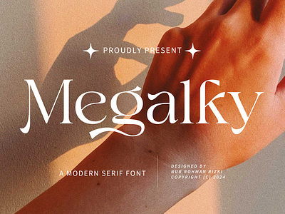 Megalky | Modern Elegant Font branding brochure classic display elegant fashion flyer graphic design logo magazine modern serif shopisticated