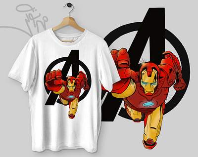 Iron Man T-shirt Design graphic design iron man t shirt design
