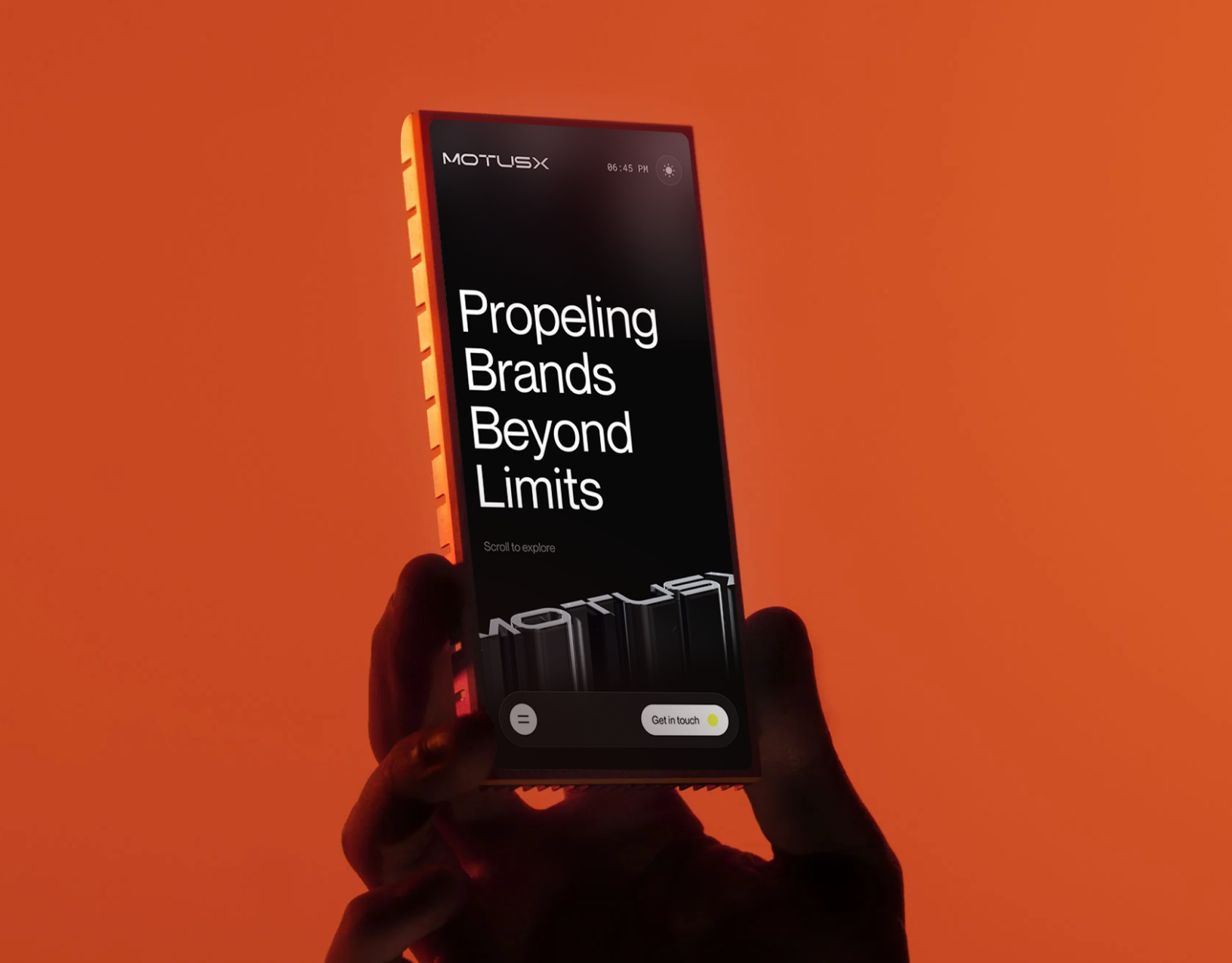 MotusX branding design logo logo design ui user experience web website