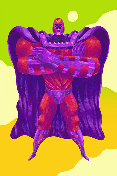 Magneto - Danger Room men art show by Scott Balmer on Dribbble