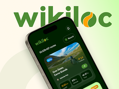 Wikiloc App ⛰️ app app design app ui exploration interface ios lifestyle app mobile app design mobile design mobile ui product design typography ui ux