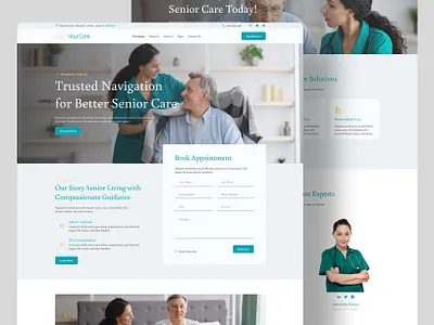 YourCare Senior Care Consultant Landing Page addons care consultant elementor figma health landing page medical plugin rebranding rometheme senior care ui website widget wordpress