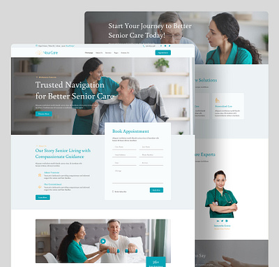 YourCare Senior Care Consultant Landing Page addons care consultant elementor figma health landing page medical plugin rebranding rometheme senior care ui website widget wordpress