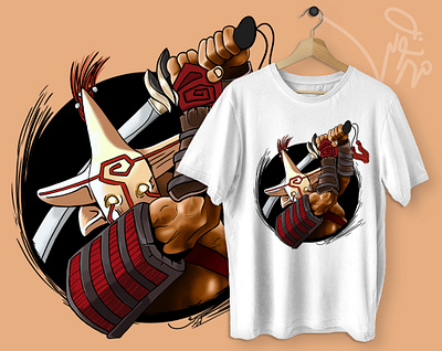 Juggernaut T-shirt Design | Dota2 dota2 dota2t shirt design graphic design juggernaut t shirt design