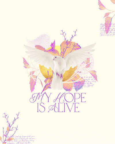 My Hope is Alive | Christian Poster christian