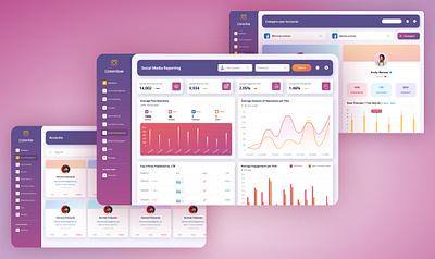 Listenbae Dashboard dashboard design ui