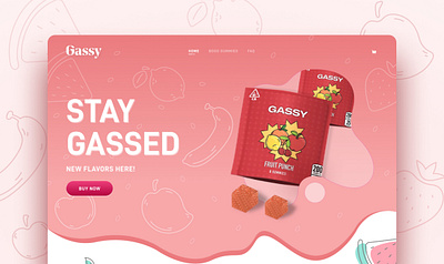 Gassy Website fruits ui vector web