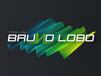 Bruno Lobo Logo brand bruno lobo concept design dj everson logo mayer waveform