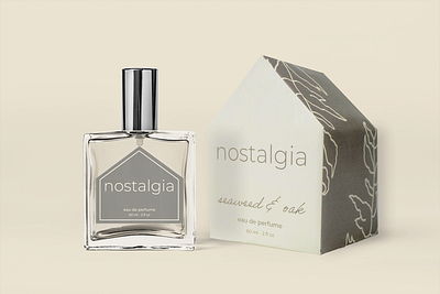 nostalgia Perfume branding design graphic design typography