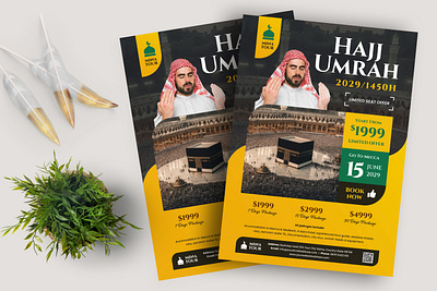 Hajj Umrah Flyer design flyer flyer design graphic design hajj makkah print design print template umrah