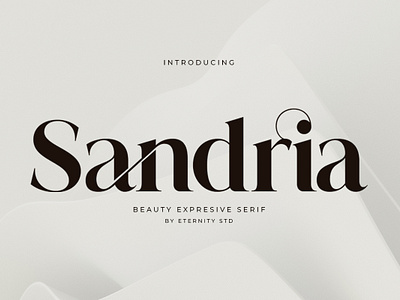 Sandria Beauty Serif by Eternity.std aestethic beauty beauty font branding canva cosmetic design elegant fancy font freedownload freefont graphic design logo magazine modern skincare stylish typeface typography