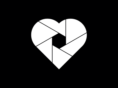 Heart + camera lens geometric abstract logo abstract logo camera lens logo camera logo geometric abstract logo geometric logo heart heart geometric logo heart logo logo logo combination logo modernism logoarchive minimalist logo modernist logo negative space logo photographer logo photography logo