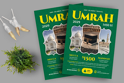 Hajj Umrah Flyer design flyer flyer design graphic design hajj madinah makkah print design print template umrah