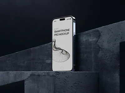 Smartphone Mockup app branding device graphic design iphone minimalist mockup mockups phone photoshop psd smartphone template ui