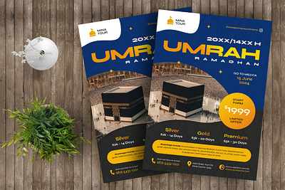 Hajj And Umrah Flyer design flyer flyer design graphic design hajj madinah makkah print design print template umrah