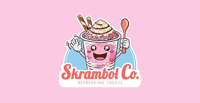 Skrambol Co. Logo branding design graphic design illustration logo vector