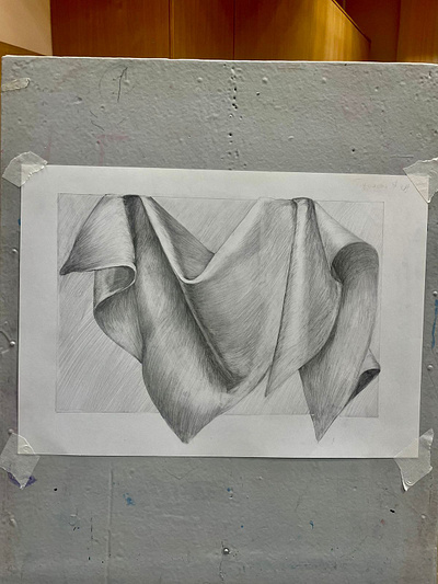 Drapery academic drawing drapery painting pencil drawing