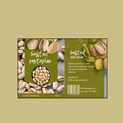 Salted pistachio packaging design graphic design packaging design product design