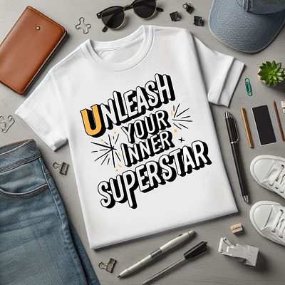 Modern and creative tshirt design branding graphic design logo motion graphics motivational ui