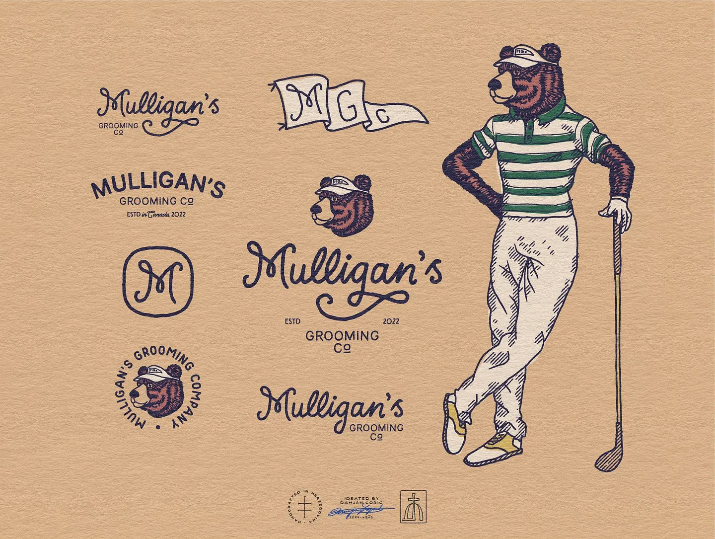 Creative Logo Designs for a Golf Club Website