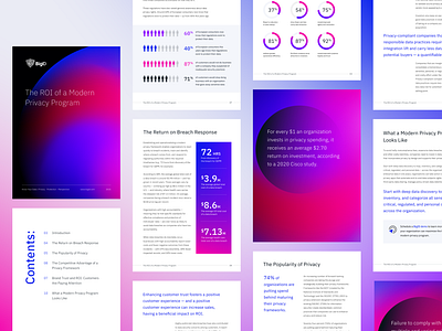 Ebook, White Paper, Publication Design bright clean ebook gradients infographic minimalistic publication design white paper