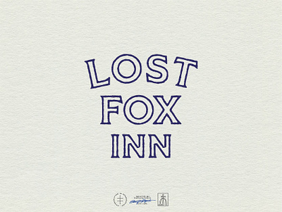 Lost Fox Inn Logotype brand design brand identity branding branding design clean font hand drawn hotel identity design logo logo design logotype minimal minimalist logo simple type typography vintage visual identity wordmark