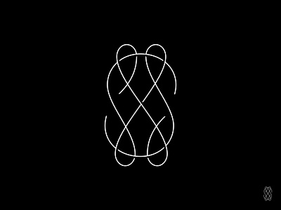 S Loop letter letterform line logo logotype mark monogram s