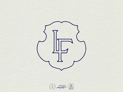 Lost Fox Inn Monogram badge brand design brand identity branding branding design clean emblem hand drawn identity design logo logo design minimal monogram monogram logo shield simple type typography vintage visual identity