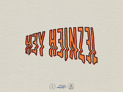 Hey Heinzel Wordmark Logo brand design brand identity branding branding design groovy hand drawn hand lettering handlettering identity design lettering logo logo design logotype psychedelic type typographic typography vintage visual identity wordmark