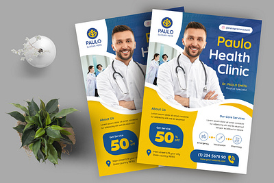 World Health Day Flyer clinic design doctor flyer flyer design graphic design health print design print template