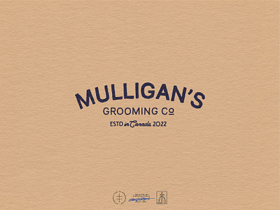 Mulligan's Grooming Co. Secondary Wordmark brand design brand identity branding branding design fonts golf hand drawn identity design lettering logo logo design logotype minimal simple typeface typographic typography vintage visual identity wordmark