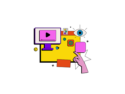 Stream Platform 2D Animation 2d animation content digital entertainment flat gif illustration live streaming lottie media motion music online streaming serials streaming streaming platform streaming service tv user experience video content