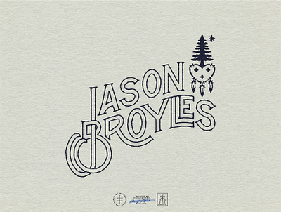 Jason Broyles Brand Design brand design brand identity branding branding design hand drawn hand lettering identity design lettering logo logo design logotype music musician personal brand personal branding retro typopography vintage visual identity wordmark