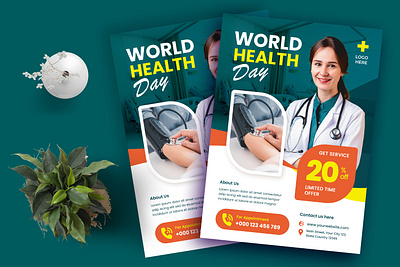 World Health Day Flyer design flyer flyer design graphic design hajj madinah makkah print design print template umrah