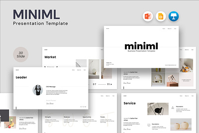 Miniml Presentation Template modern